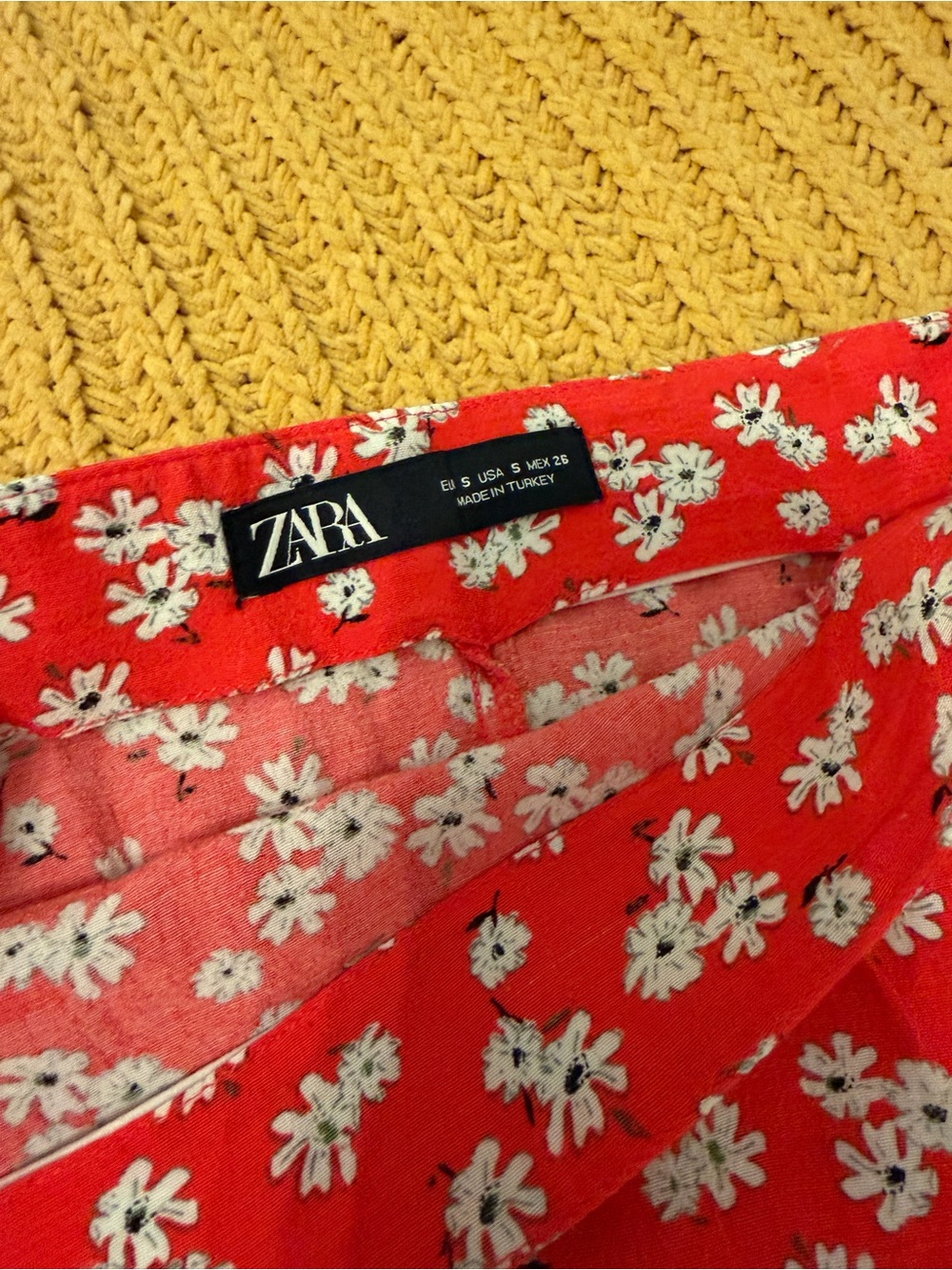 Pink Zara Floral Midi Skirt - Picture 5 of 5